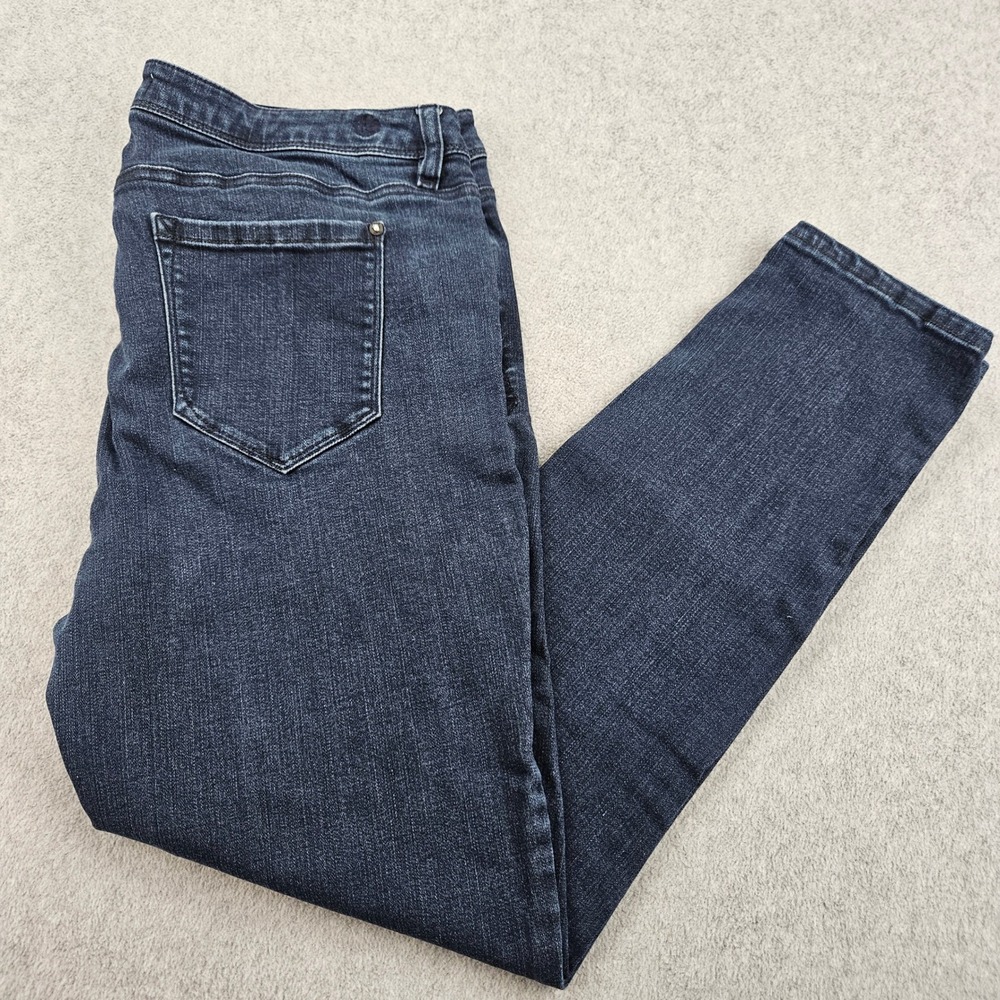 KENSIE JEANS Jeans Women 14 Dark Blue Skinny Stretch Casual Denim Everyday